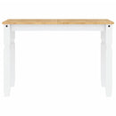 spisebord Corona 112x60x75 cm massivt fyrretræ hvid