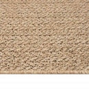 gulvtæppe ZIZUR 80x250 cm jute-look indendørs og udendørs