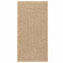 gulvtæppe ZIZUR 100x200 cm jute-look indendørs og udendørs