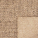 gulvtæppe ZIZUR 100x200 cm jute-look indendørs og udendørs
