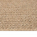 gulvtæppe ZIZUR 200x200 cm jute-look indendørs og udendørs