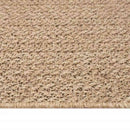 gulvtæppe ZIZUR 240x240 cm jute-look indendørs og udendørs