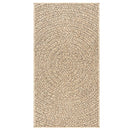 gulvtæppe ZIZUR 60x110 cm jute-look indendørs og udendørs