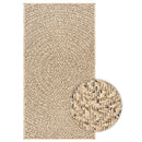 gulvtæppe ZIZUR 100x200 cm jute-look indendørs og udendørs