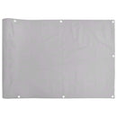 altanafskærmning 300x75 cm PVC grå