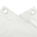altanafskærmning 500x75 cm PVC hvid
