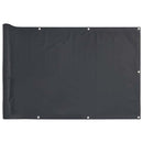 altanafskærmning 300x90 cm PVC antracitgrå