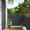 altanafskærmning 300x120 cm PVC antracitgrå