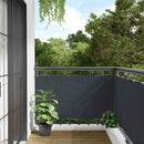 altanafskærmning 500x120 cm PVC antracitgrå