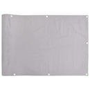 altanafskærmning 500x120 cm PVC grå