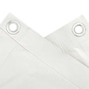 altanafskærmning 400x120 cm PVC hvid