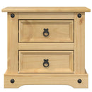 sengebord Corona 53x39x47 cm massivt fyrretræ