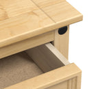 sengebord Corona 53x39x66 cm massivt fyrretræ