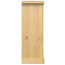 sengebord Corona 53x39x103 cm massivt fyrretræ