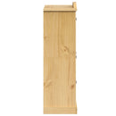 garderobe "Corona" 101x52x170 cm massivt træ fyrretræ