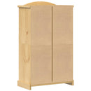 garderobe "Corona" 101x52x170 cm massivt træ fyrretræ