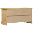 tv-bord Corona 100x40x52 cm massivt fyrretræ