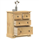 kommode Corona 80x43x91 cm massivt fyrretræ