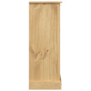 kommode Corona 80x43x114 cm massivt fyrretræ