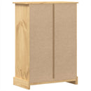 kommode Corona 80x43x114 cm massivt fyrretræ