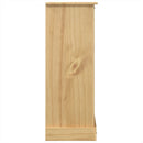 kommode Corona 80x43x114 cm massivt fyrretræ