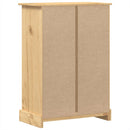 kommode Corona 80x43x114 cm massivt fyrretræ