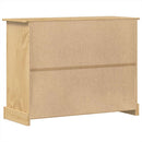 kommode Corona 112x48x91 cm massivt fyrretræ