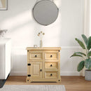 skænk Corona 80x40x75 cm massivt fyrretræ
