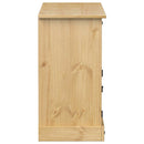 skænk Corona 112x40x75 cm massivt fyrretræ