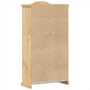 glasskab Corona 99x43x187 cm massivt fyrretræ