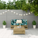 sofasæt til haven 3 dele imprægneret fyrretræ