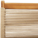 foldbare havestole 8 stk. massivt akacietræ beige