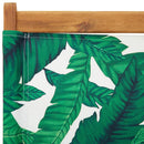 foldbare havestole 6 stk. stof og massivt træ beige