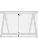 drivhus med fundamentramme 169x169x195 cm aluminium sølvfarvet