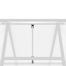 drivhus med fundamentramme 224x169x195 cm aluminium sølvfarvet