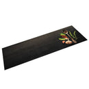 køkkentæppe 45x150 cm krydderidesign vaskbart velour