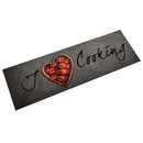 køkkentæppe 45x150 cm Cooking-design vaskbart velour