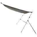 T-sejl til båd 170x170x(113-182,5) cm forlængerdel antracitgrå
