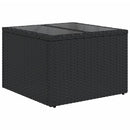 sofasæt til haven 8 dele med hynder polyrattan sort