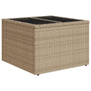 sofasæt til haven 11 dele med hynder polyrattan beige