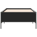 sengeramme 100x200 cm konstrueret træ og metal sort