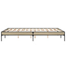 sengestel 150x200 cm konstrueret træ og metal sonoma-eg