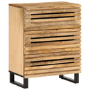 skænke 2 stk. 60x34x75 cm massivt ru mangotræ