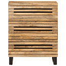 skænke 2 stk. 60x34x75 cm massivt ru mangotræ