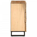 skænke 2 stk. 60x34x75 cm massivt ru mangotræ