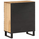 skænke 2 stk. 60x34x75 cm massivt ru mangotræ