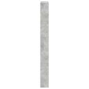 skoskab med spejl og 5 hylder 63x17x169,5 cm betongrå