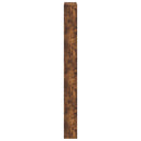 skoskab med spejl og 5 hylder 63x17x169,5 cm røget egetræsfarve