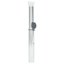 nedgravet parasolholder til 40-50 mm stang aluminium sølvfarvet