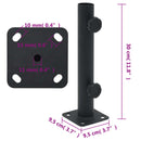 parasolholder til Ø32/34/38 mm stang stål matsort